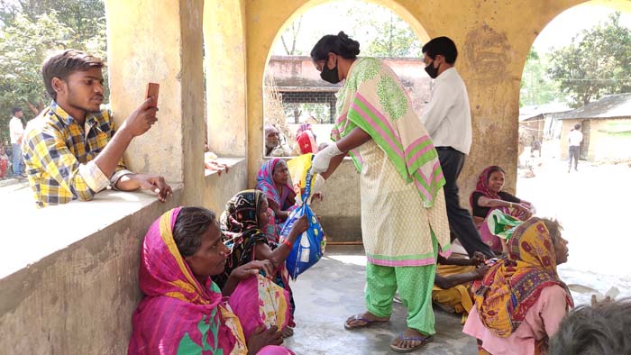 Report of the relief work during COVID-19 outbreak (Phase - I) by Jan Shiksha Bhavan (JSB), Gaunaha, West Champaran