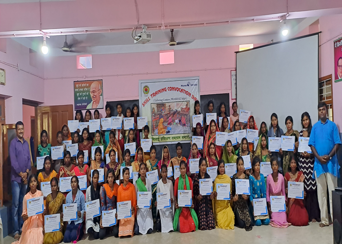 SKILL TRAINING CONVOCATION DAY<br/>(Tailoring Centers, PRABHAT, Sakri)